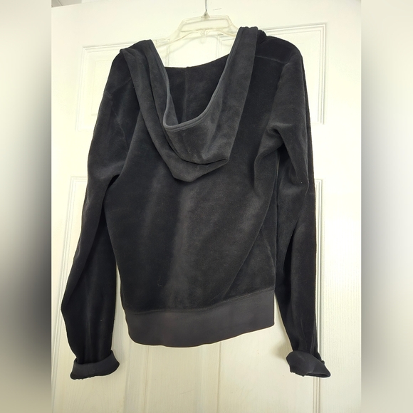 COPY - Black Juicy Couture Terrycloth Hoodie - Picture 3 of 3